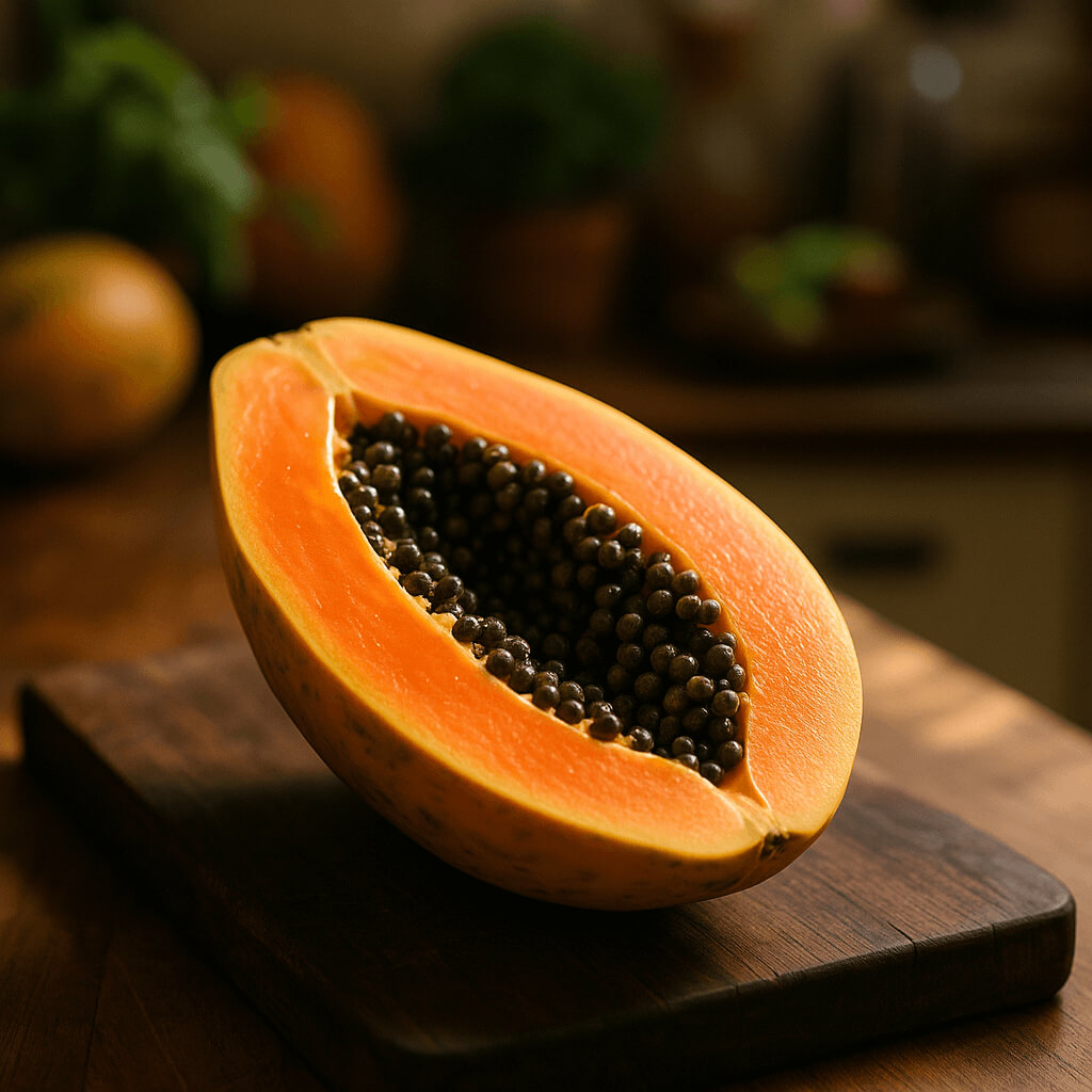 Papaya – Tropisk frugt til dessert og salat